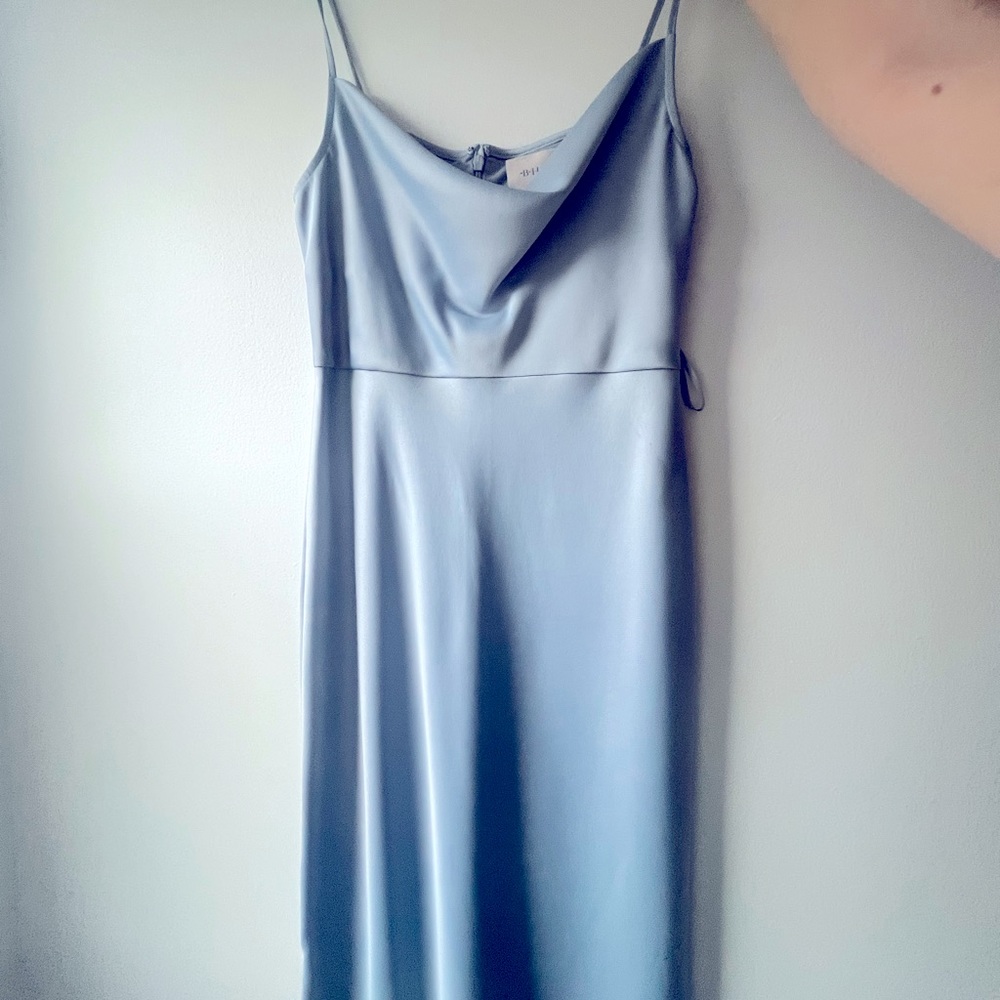 BHLDN Cali Satin Charmeuse Midi Dress